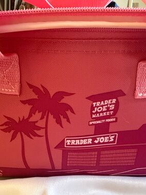 Trader Joe's Pink Insulated Food Storage Bag